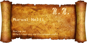 Murvai Nelli névjegykártya